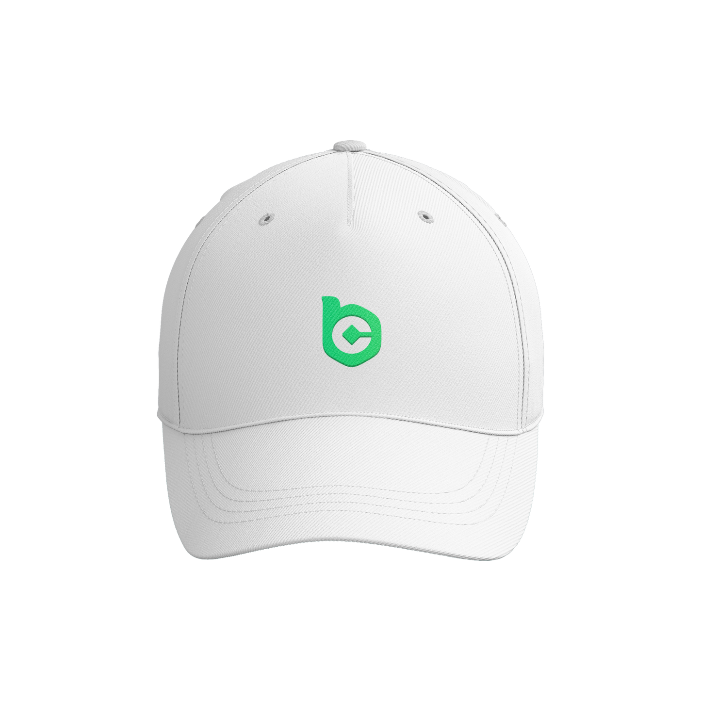 White Golf Cap with Logo