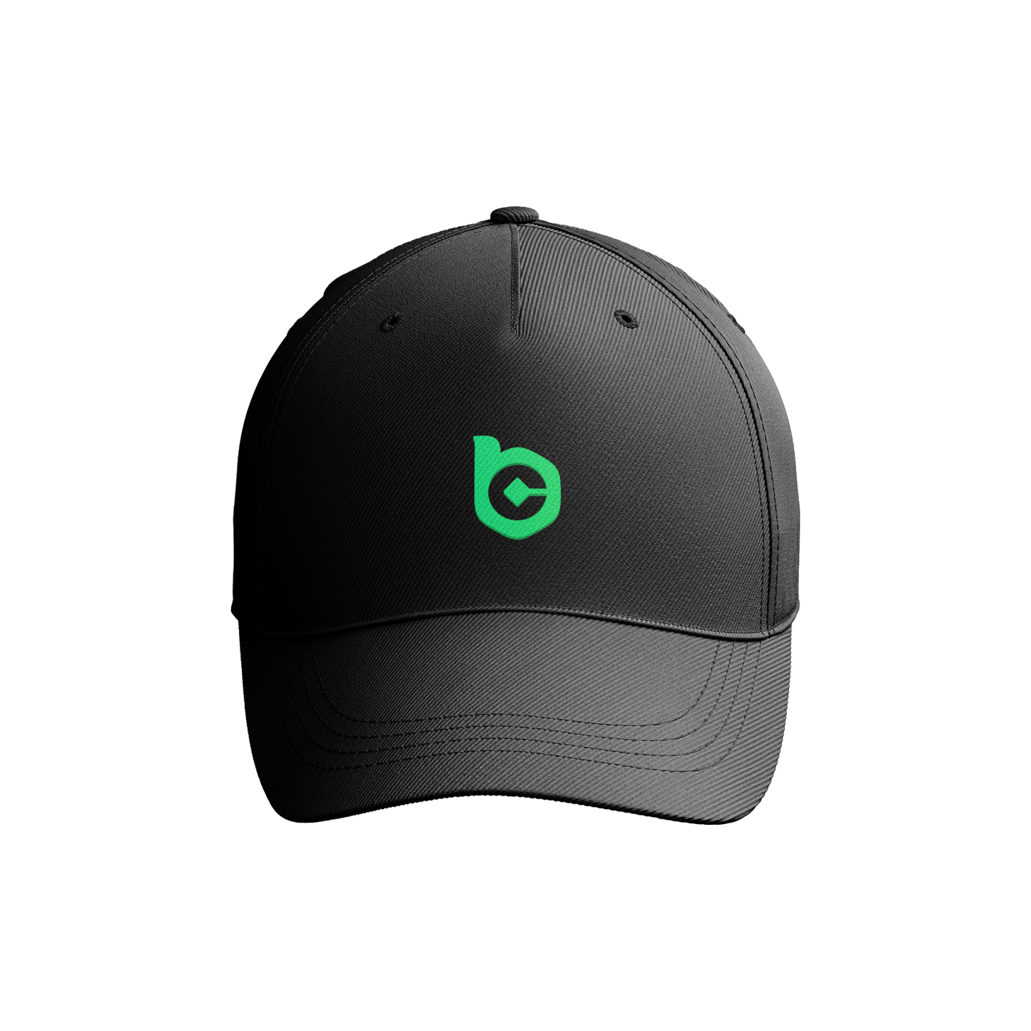 Black Golf Cap with Logo