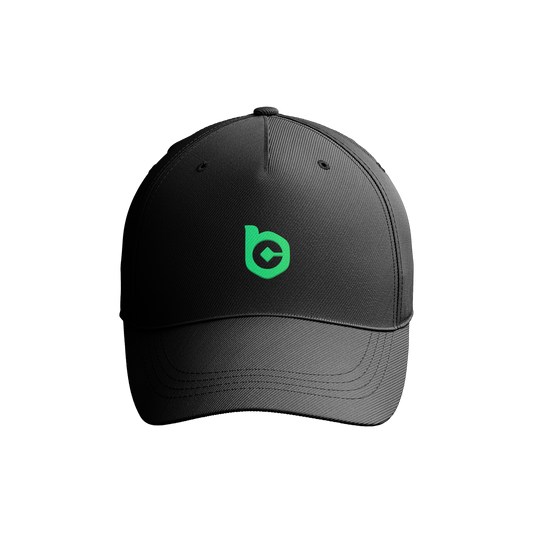 Black Golf Cap with Logo