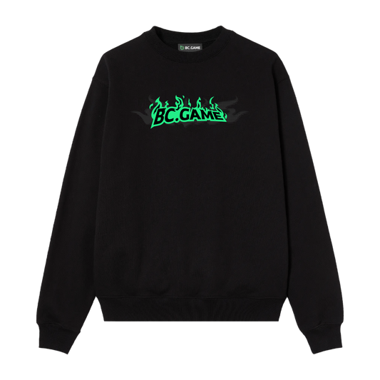 Distressed Crewneck Sweatshirt